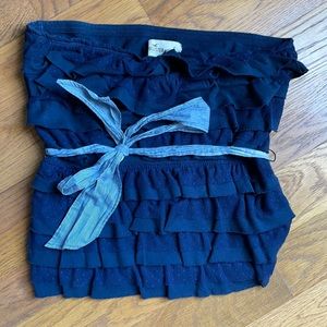 Navy Blue Hollister top